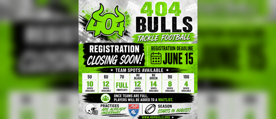 Spots are filling up fast!