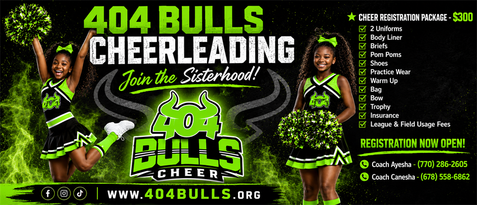 Cheer Registration NOW OPEN!!!!