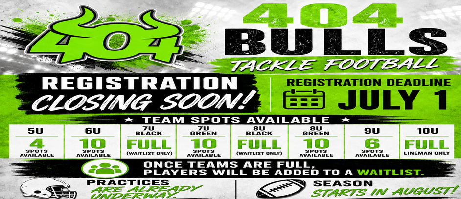 Spots are filling up fast!